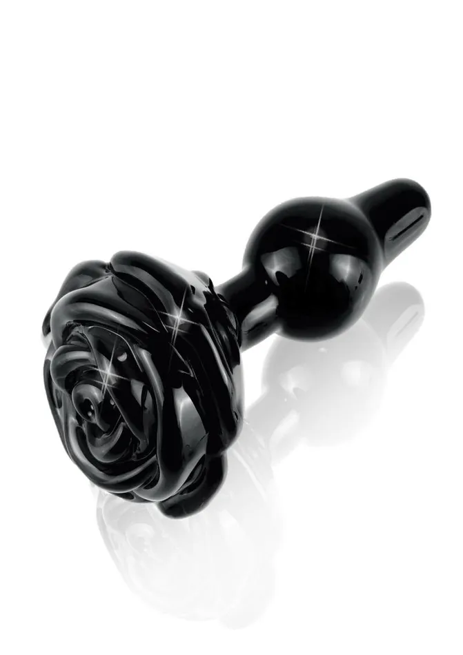 Icicles Male Sex Toys Icicles No 77 Flower Shaped Glass Anal Plug