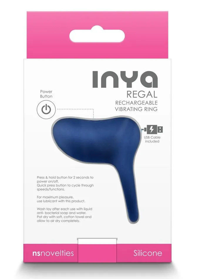 Inya Male Sex Toys Inya Regal Rechargeable Siicone Cock Ring