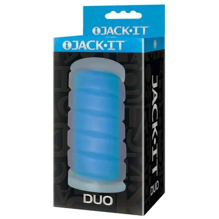 JackIt Duo Stroker Icon Brands Inc Male Sex Toys JackIt Duo Stroker Icon Brands Inc Male Sex Toys