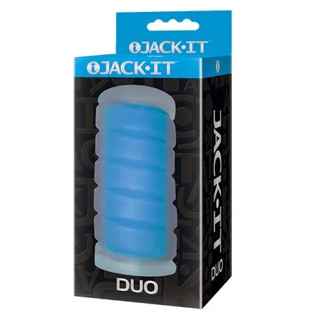 JackIt Duo Stroker Icon Brands Inc Male Sex Toys JackIt Duo Stroker Icon Brands Inc Male Sex Toys