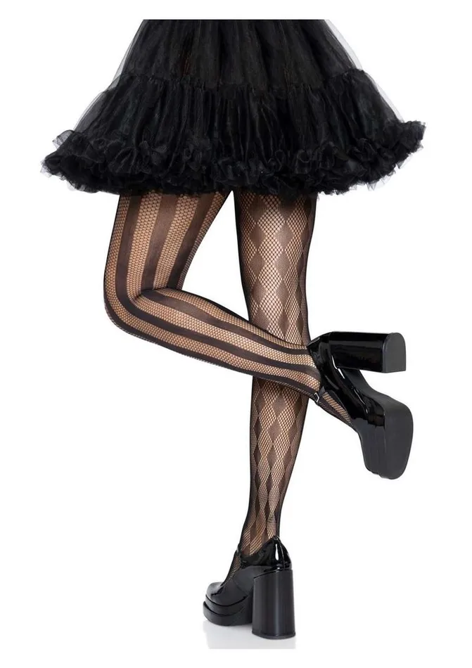 Leg Avenue Vibrators Leg Avenue Harlequin Net Tights