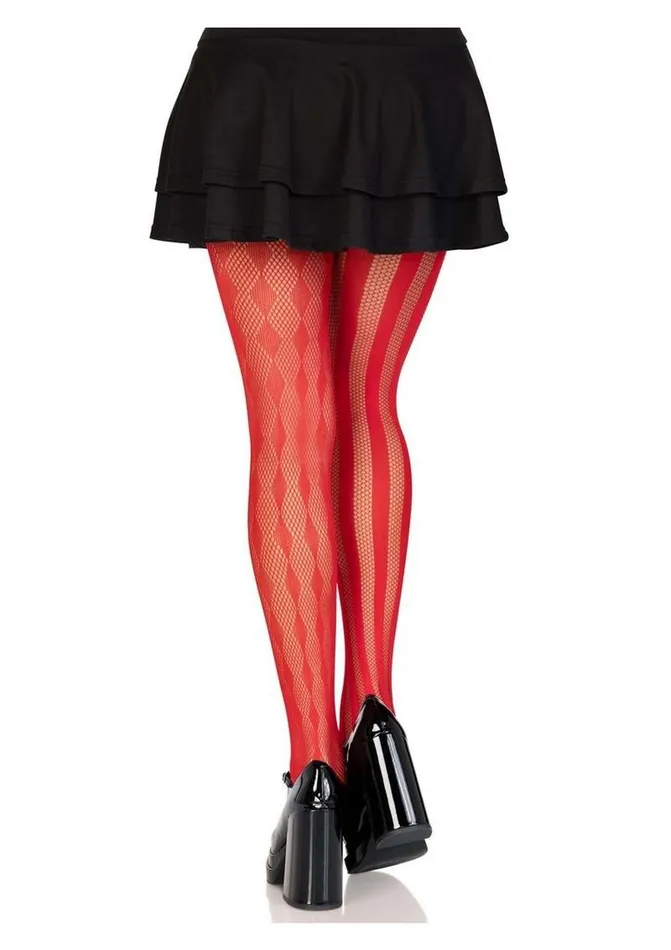 Leg Avenue Vibrators Leg Avenue Harlequin Net Tights