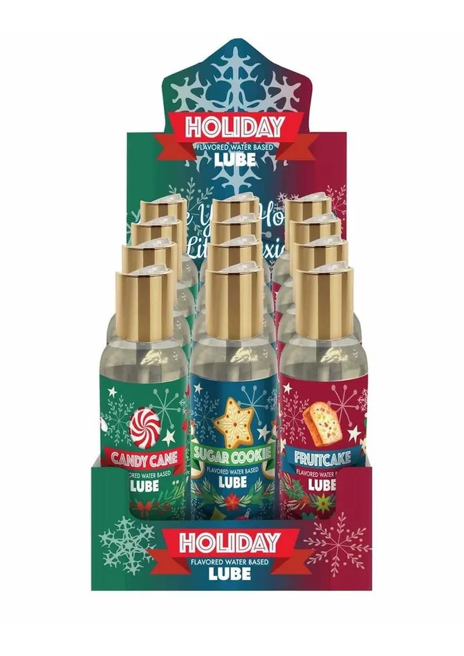 Little Genie Holiday Lubricants Assorted Flavors Little Genie Vibrators