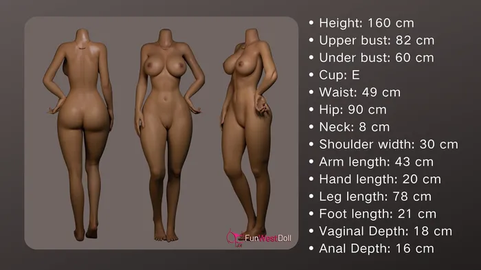 Male Sex Toys 160cm 5 4 ECup Most Sexy Silicone Sex Doll With Big Boobs 046S Wheat Juliette Funwest Doll Male Sex Toys 160cm 5 4 ECup Most Sexy Silicone Sex Doll With Big Boobs 046S Wheat Juliette Funwest Doll