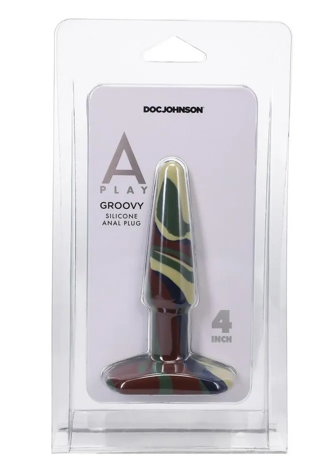 Male Sex Toys APlay APlay Groovy Silicone Anal Plug