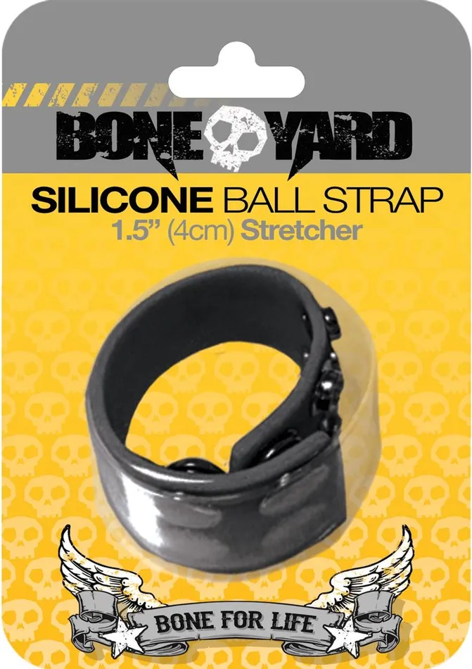 Male Sex Toys Boneyard Silicone Ball Strap 15in Stretcher Boneyard