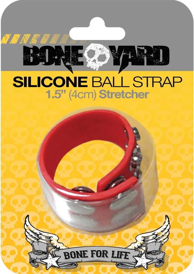 Male Sex Toys Boneyard Silicone Ball Strap 15in Stretcher Boneyard