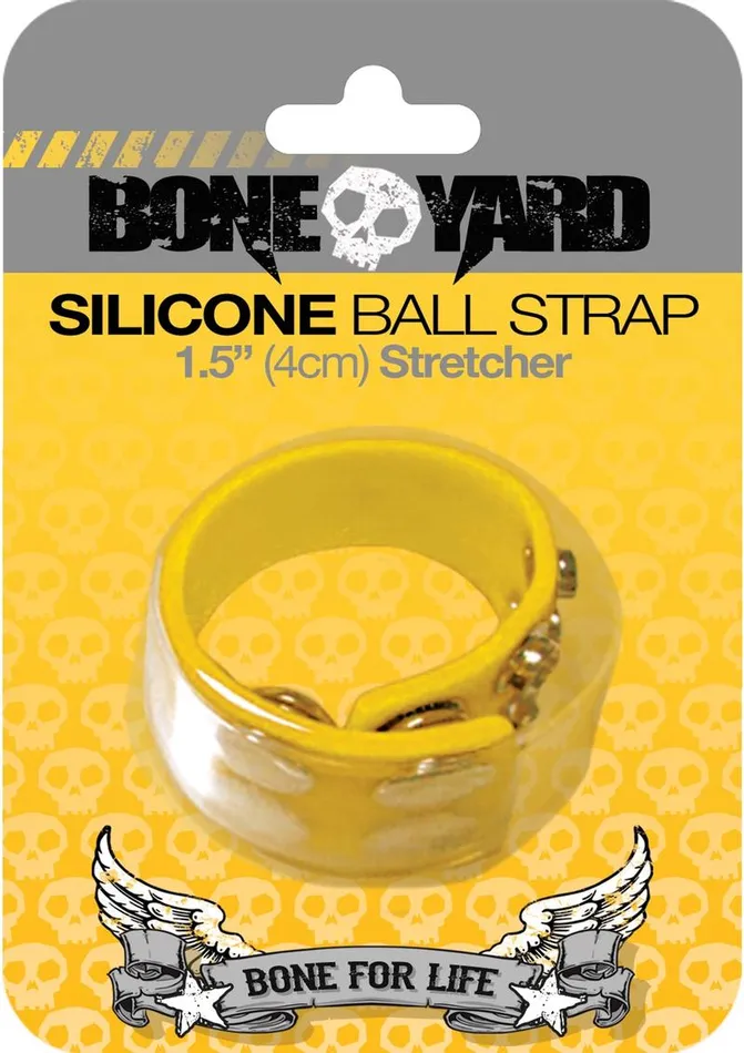 Male Sex Toys Boneyard Silicone Ball Strap 15in Stretcher Boneyard