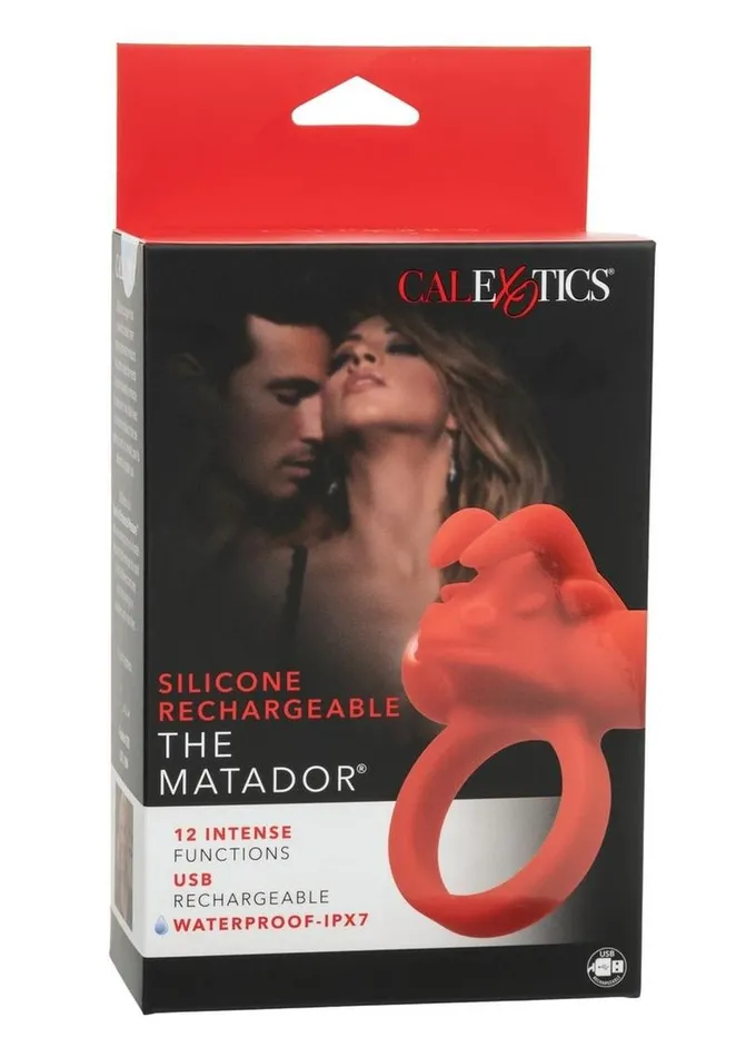 Male Sex Toys Couples Enhancers Silicone Rechargeable The Matador Cock Ring