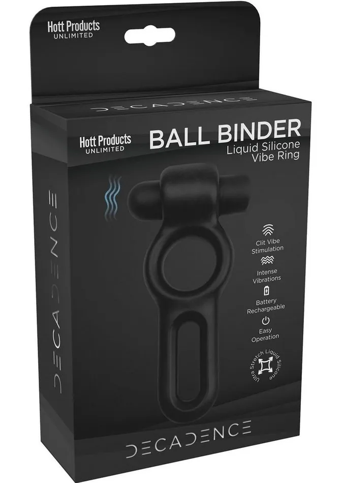 Male Sex Toys Decadence Decadence Ball Binder Silicone Vibrating Cock and Ball Ring Male Sex Toys Decadence Decadence Ball Binder Silicone Vibrating Cock and Ball Ring