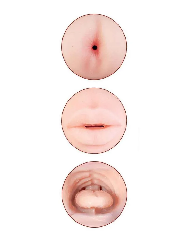 Male Sex Toys Delite Delite Two Ways Mouth and Ass Masturbator