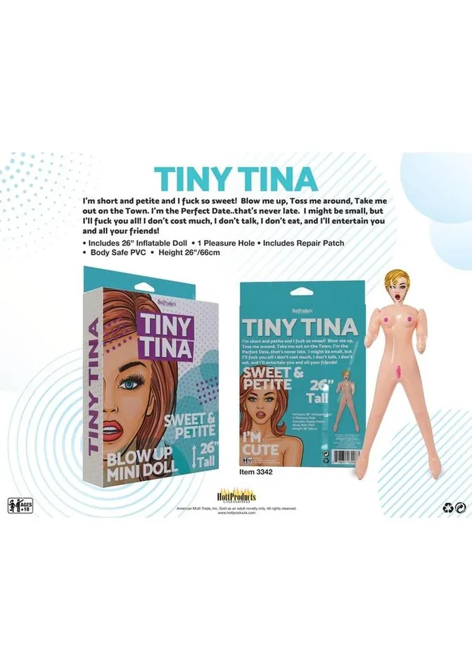 Male Sex Toys Hott Products Tiny Tina BlowUp Doll