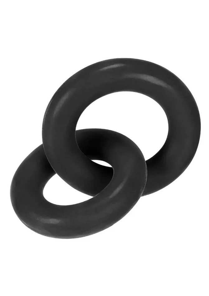 Male Sex Toys Hunkyjunk Duo Silicone Double Cock Ring Hunkyjunk