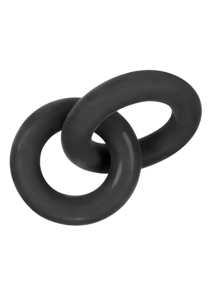 Male Sex Toys Hunkyjunk Duo Silicone Double Cock Ring Hunkyjunk