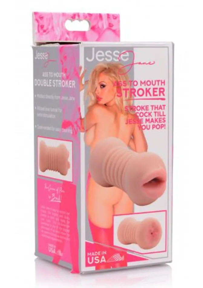 Male Sex Toys Jesse Jane Ass to Mouth Double Stroker Jesse Jane