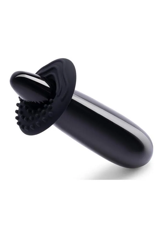 Male Sex Toys Le Wand Le Wand Crystal Wand Probe with Silicone Ring Black Obsidian Male Sex Toys Le Wand Le Wand Crystal Wand Probe with Silicone Ring Black Obsidian