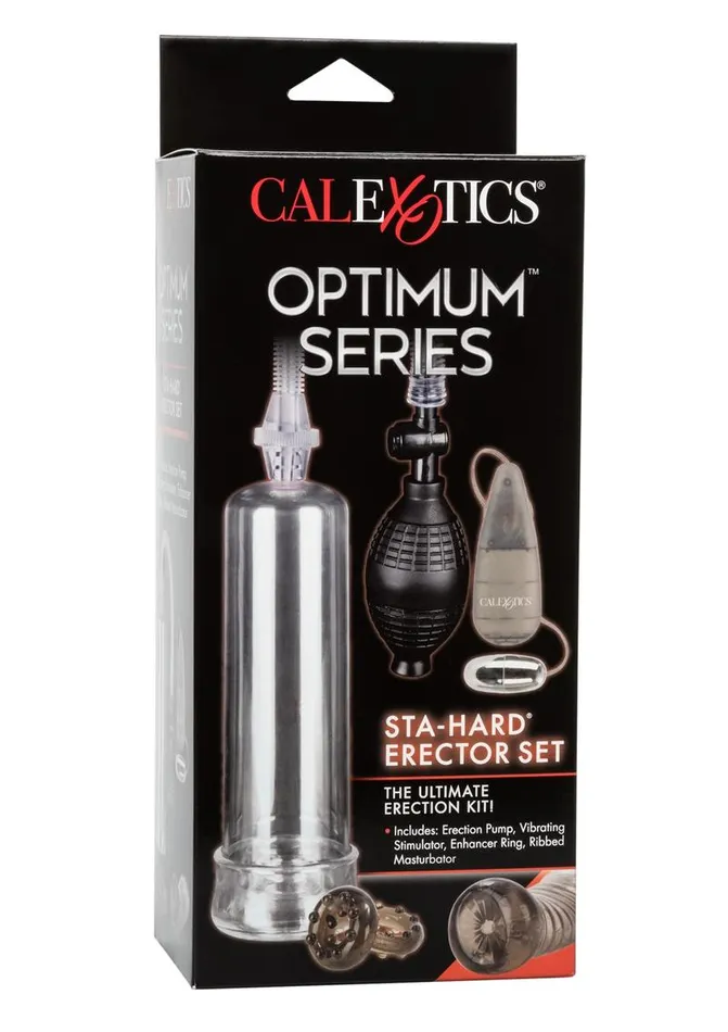 Male Sex Toys Optimum Series Optimum Series StaHard Erecotor Set Penis Pump