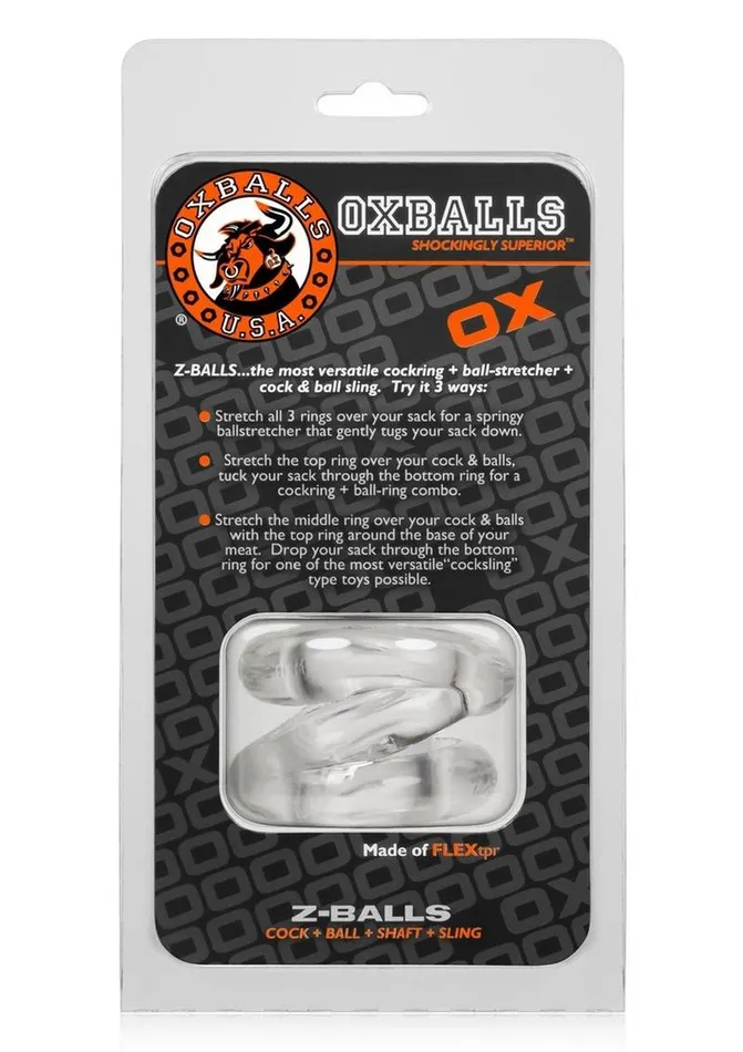 Male Sex Toys Oxballs Oxballs Atomic Jock ZBalls Cock Ring and Ball Stretcher Male Sex Toys Oxballs Oxballs Atomic Jock ZBalls Cock Ring and Ball Stretcher