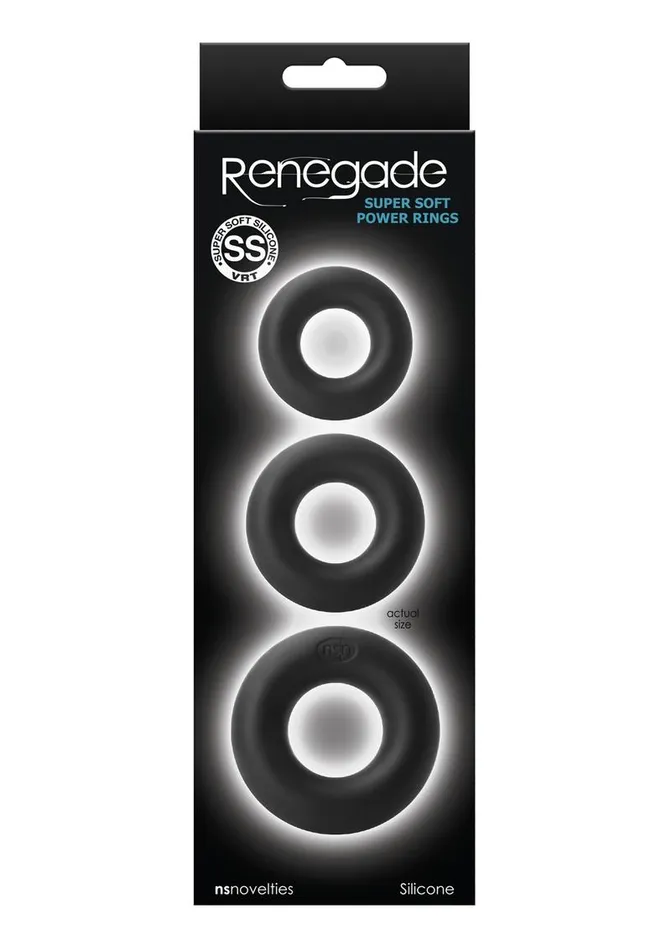 Male Sex Toys Renegade Renegade Super Soft Silicone Power Rings Cock Rings Male Sex Toys Renegade Renegade Super Soft Silicone Power Rings Cock Rings