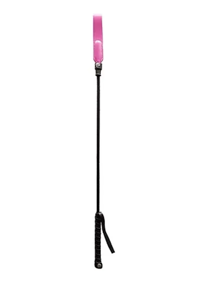 Male Sex Toys Rouge Rouge Leather Riding Crop with Slim Tip