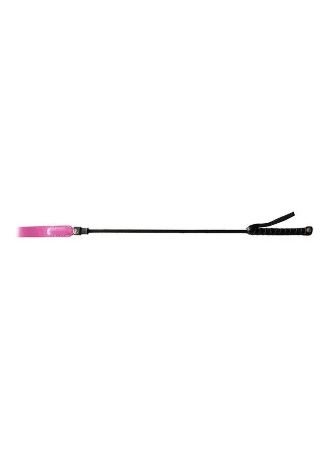 Male Sex Toys Rouge Rouge Leather Riding Crop with Slim Tip