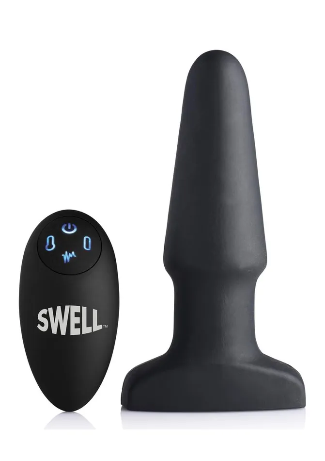 Male Sex Toys SWELL Swell Inflatable Rechargeable Silicone Vibrating Anal Plug