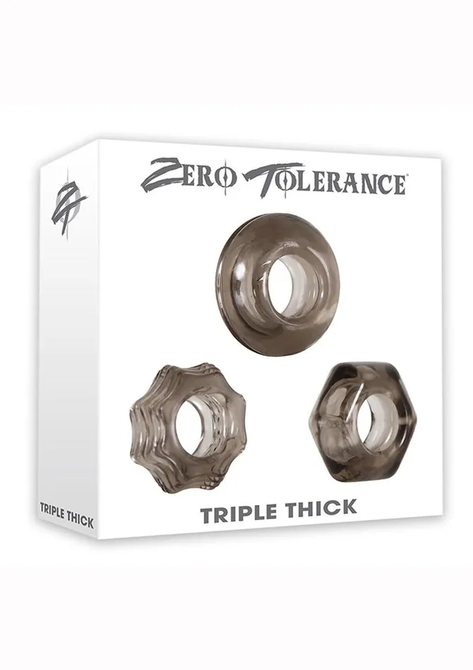 Male Sex Toys Zero Tolerance Zero Tolerance Triple Thick Cock Ring Kit Male Sex Toys Zero Tolerance Zero Tolerance Triple Thick Cock Ring Kit