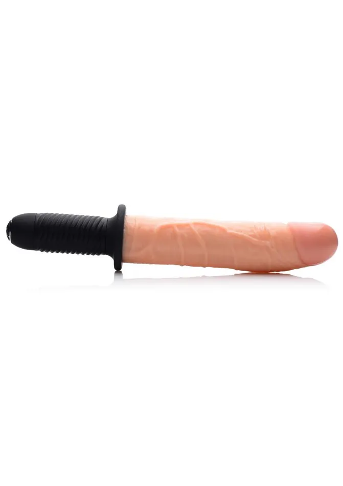 Master Series Onslaught XL Vibrating 9in Dildo Thruster Master Series Female Sex Toys