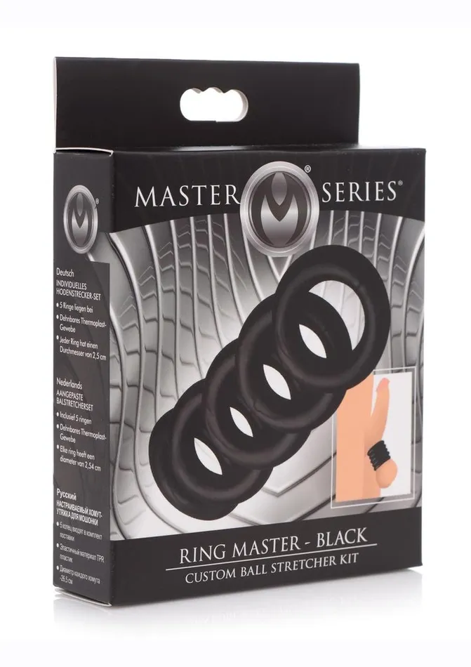 Master Series Ring Master Ball Stretching Kit Master Series Male Sex Toys
