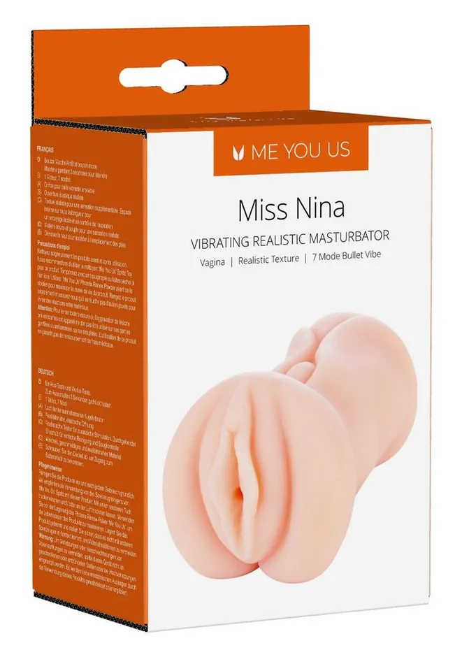 Me You Us Male Sex Toys ME YOU US Miss Nina Premium Vibrating Realistic Masturbator Pussy Me You Us Male Sex Toys ME YOU US Miss Nina Premium Vibrating Realistic Masturbator Pussy