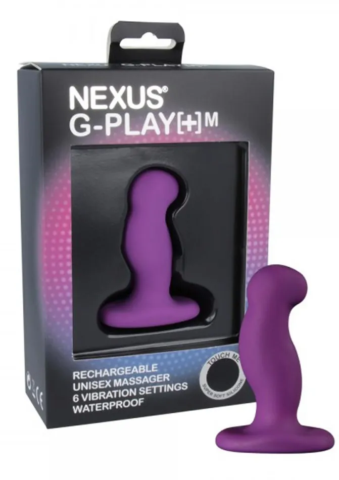 Nexus Female Sex Toys Nexus GPlayM Rechargeable Silicone GSpot and PSpot Vibrator
