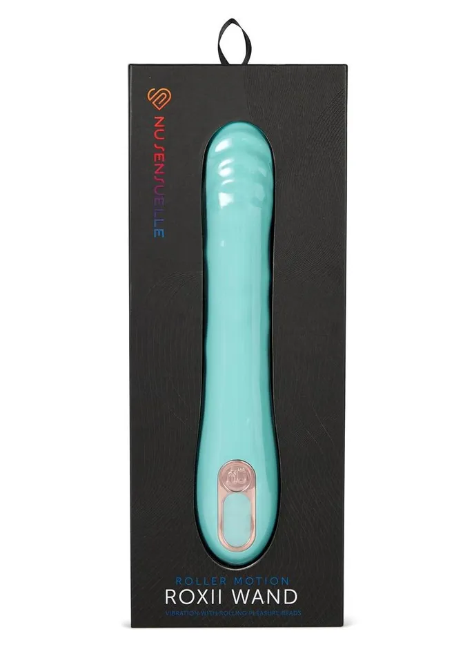 Nu Sensuelle Female Sex Toys Nu Sensuelle Roxii Rechargeable Silicone Wand with Roller Motion Nu Sensuelle Female Sex Toys Nu Sensuelle Roxii Rechargeable Silicone Wand with Roller Motion