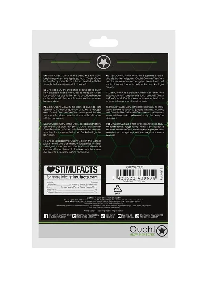 Ouch Ouch Cock Ring and Ball Strap Silicone Male Sex Toys Ouch Ouch Cock Ring and Ball Strap Silicone Male Sex Toys