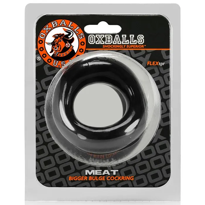 Oxballs Anal OxBalls Meat Padded Cockring Black