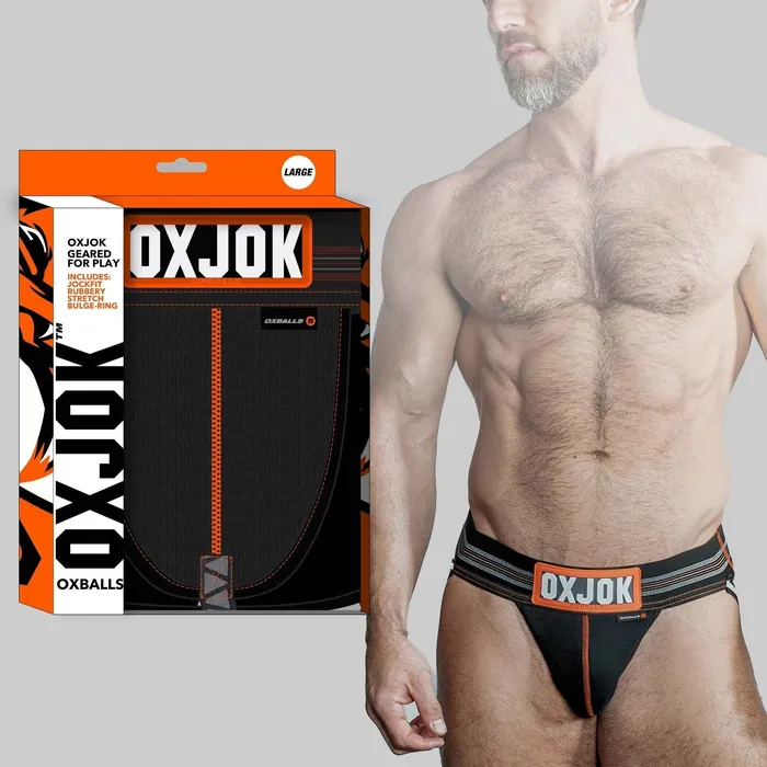 Oxballs Oxballs Slingjock Jockstrap black iron Anal