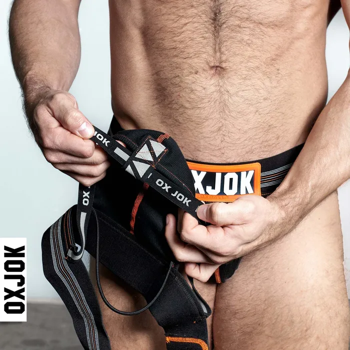 Oxballs Oxballs Slingjock Jockstrap black iron Anal Oxballs Oxballs Slingjock Jockstrap black iron Anal