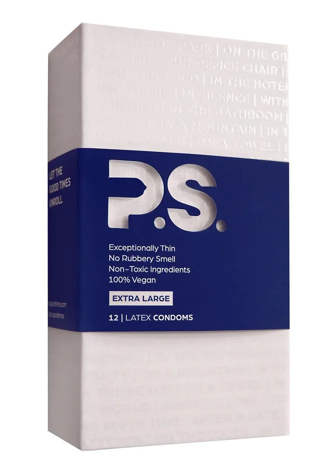 PS Condoms Male Sex Toys Ps Extra Large Latex Condoms