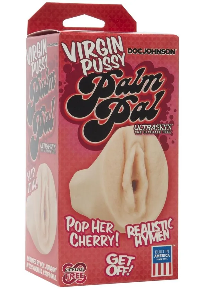Palm Pal Ultraskyn Masturbator Virgin Pussy Doc Johnson Male Sex Toys