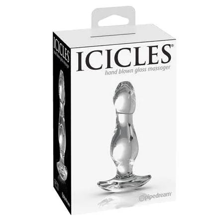 Pipedream Anal Icicles Glass Anal Probe 72 Clear Pipedream Anal Icicles Glass Anal Probe 72 Clear