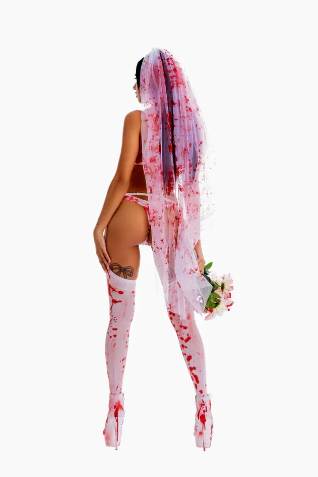 Playthings Vibrators Playthings Bloody Lingerie Bride Exclusive Limited Stock