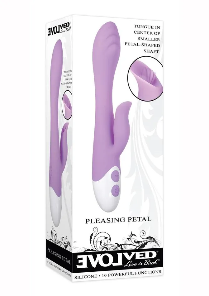 Pleasing Petal Silicone Rabbit Evolved Female Sex Toys