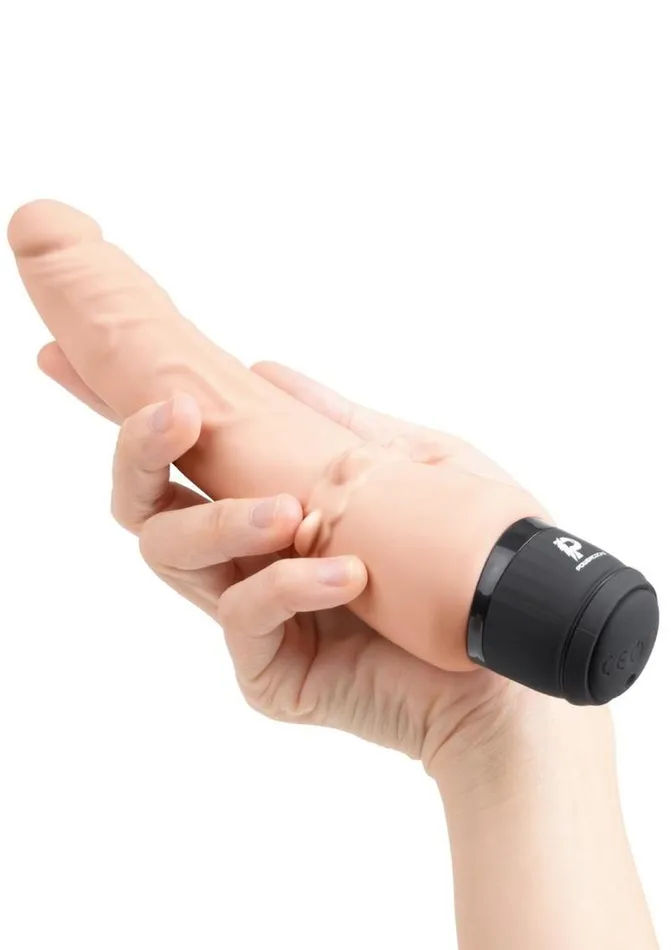 Powercocks Silicone Rechargeable Slim Anal Realistic Vibrator Powercocks Female Sex Toys