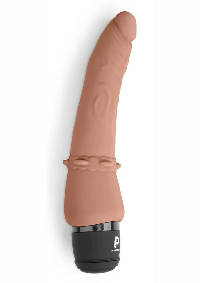 Powercocks Silicone Rechargeable Slim Anal Realistic Vibrator Powercocks Female Sex Toys