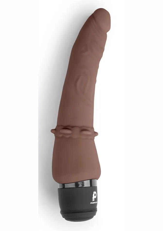 Powercocks Silicone Rechargeable Slim Anal Realistic Vibrator Powercocks Female Sex Toys
