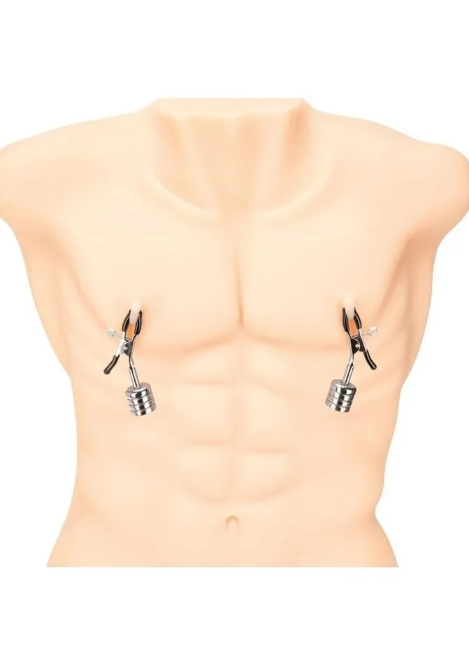 Prowler Red Nipple Clips Magnetic Weight Prowler RED Vibrators