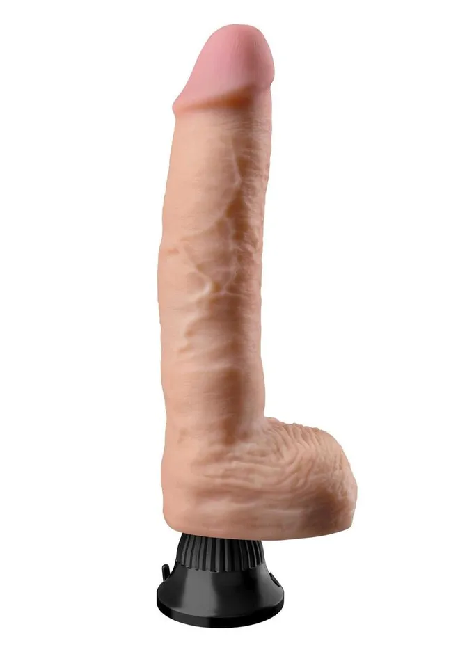 Real Feel Deluxe Female Sex Toys Real Feel Deluxe No 9 Wallbanger Vibrating Dildo with Balls Real Feel Deluxe Female Sex Toys Real Feel Deluxe No 9 Wallbanger Vibrating Dildo with Balls