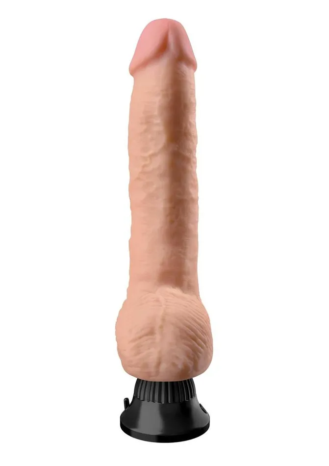 Real Feel Deluxe Female Sex Toys Real Feel Deluxe No 9 Wallbanger Vibrating Dildo with Balls Real Feel Deluxe Female Sex Toys Real Feel Deluxe No 9 Wallbanger Vibrating Dildo with Balls