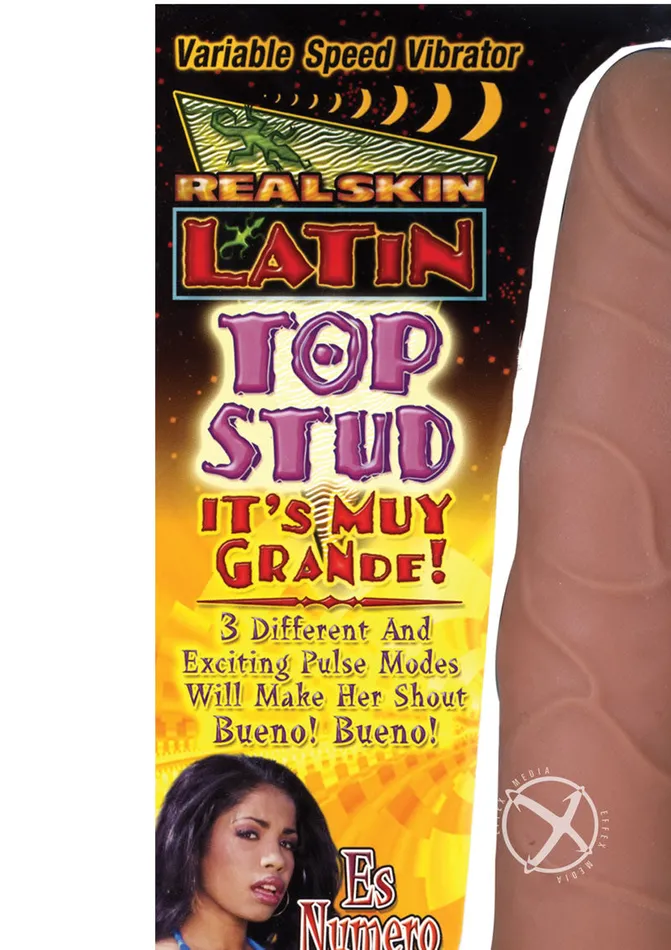 Real Skin Vibrators Real Skin Latin Top Stud Vibrator