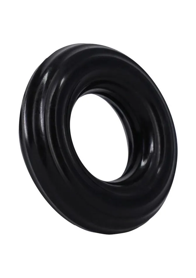 Rock Solid Male Sex Toys Rock Solid Ribbed Donut Silicone Cock Ring