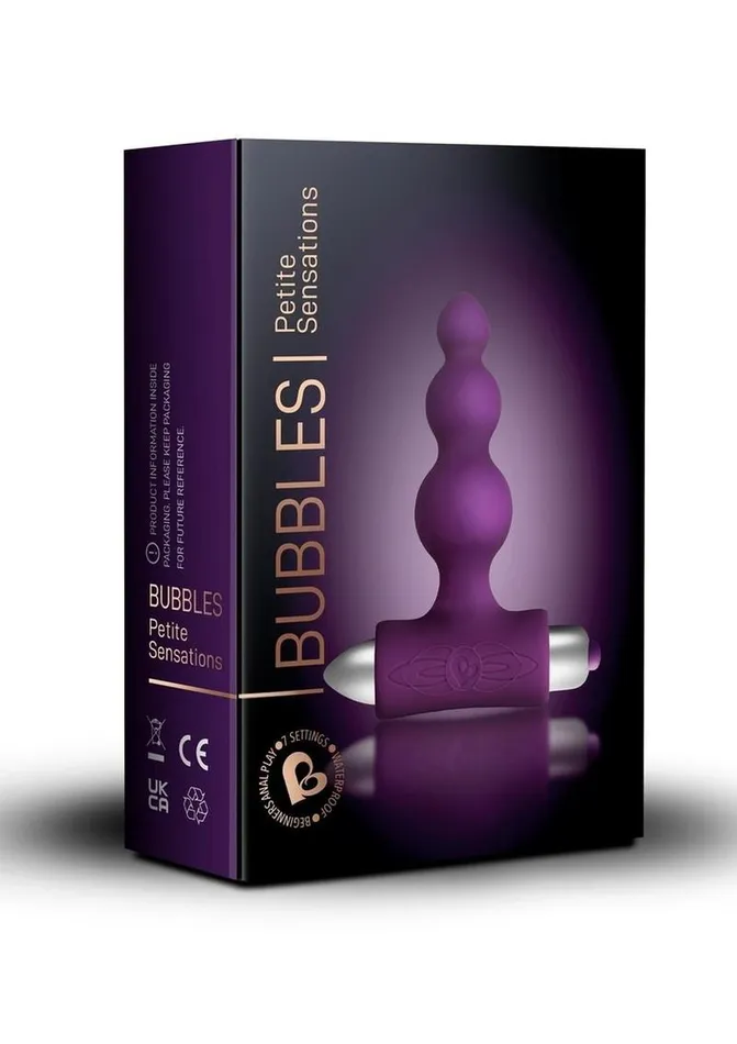 Rocks Off Petite Sensations Bubbles Silicone Vibrating Butt Plug Anal Rocks Off Petite Sensations Bubbles Silicone Vibrating Butt Plug Anal